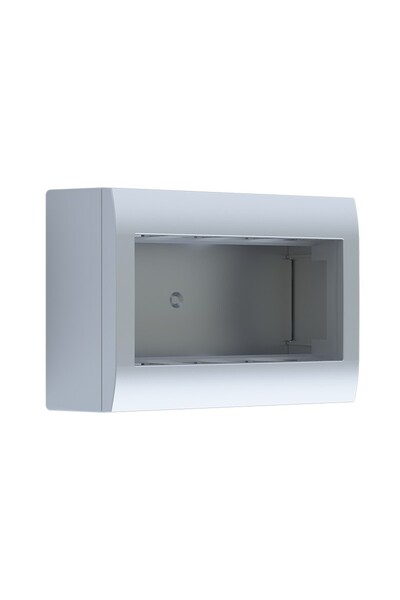 Aca Light ΕΠΙΤΟΙΧΙΑ ΚΟΥΤΙ 4 ΘΕΣΕΩΝ ΑΣΗΜΙ IP20 / 10101433604