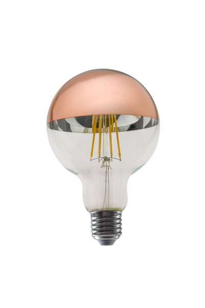 Aca Light Λάμπα LED ΝΗΜΑΤΙΝΗ E27 DIM G95 8W ΡΟΖ ΧΡΥΣΟ 2700K 230V AC 900LM RA8...