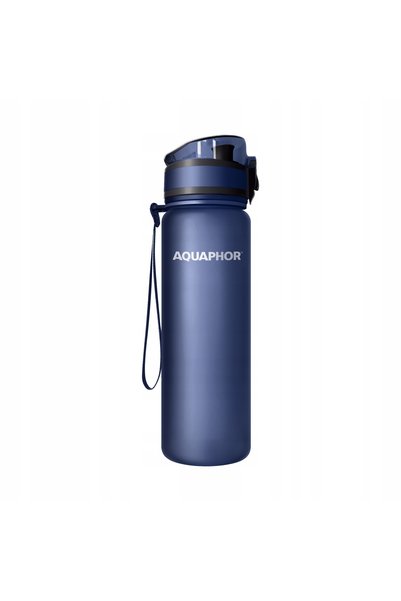 Aquaphor Sticlă cu filtru City 0,5 L albastră