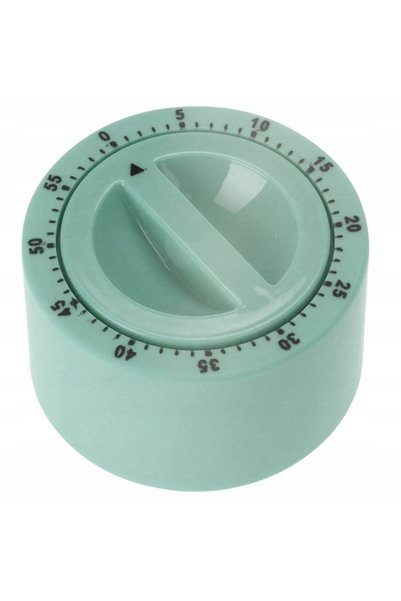 La Cucina Ceas circular compact, acoperit cu cauciuc, 4 x 7 cm, verde
