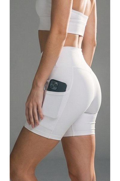LoremLavida Pocketed Biker High Waist Leggings