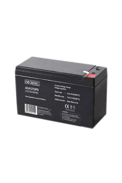 Aca Light ΜΠΑΤΑΡΙΑ AGM VRLA 12V 7AH/20HR 1.952kg 148X62X98MM / ACA127UPS