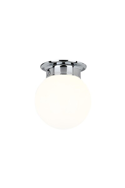Aca Light ΚΑΠΡΙ - ΦΩΤΙΣΤΙΚΟ ΤΟΙΧΟΥ ΧΡΩΜΙΟΥ ΓΥΑΛΙΝΟ ΣΤΑΘΕΡΟΥ ΤΥΠΟΥ 1ΧΕ27 IP20 ...