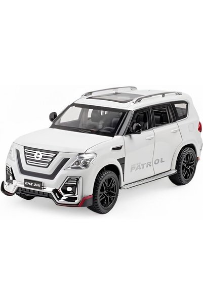 Generic 1:24 Nissan Patrol Diecast Model Cars Kit مجسمات سيارات, Sound Light ...