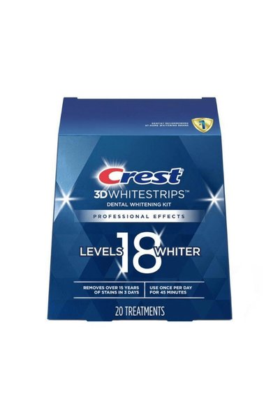 Crest شرائط تبييض الأسنان 3D White Professional Effects - 20 شريطًا