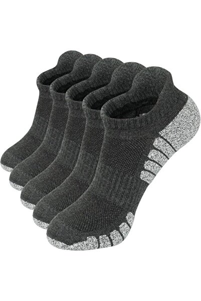 GENERAL 5 Pairs Running Ankle Cotton Socks for Men Women
