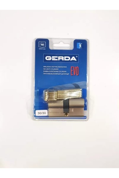 gerda Cartuș EVO 30/30 cu finisaj nichel satinat, blister 0WKEVS030