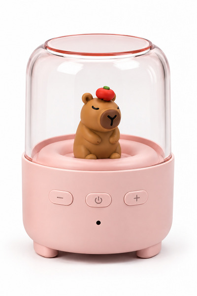 OEM Mini Bluetooth ηχείο Kawaii με USB και LED φωτισμό, σχέδιο αρκουδάκι με μ...