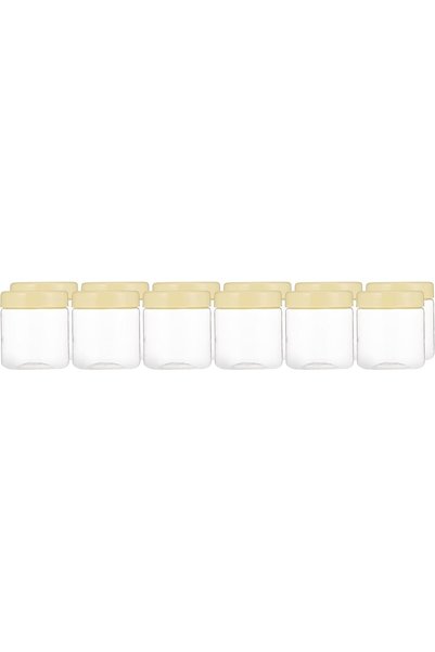 Generic Round Spice Jar - 100 ml, 12 Pieces