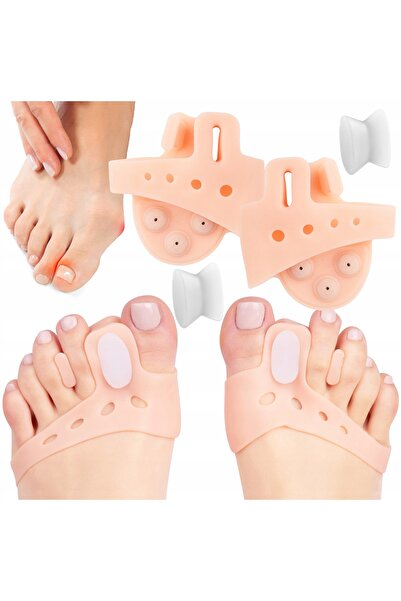 SULPO Bandă de silicon cu separator de degete pentru monturi (hallux valgus) ...