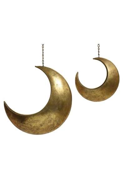 KaemingK Set de 2 bucăți capace decorative, integral metalice, aurii, 32.5