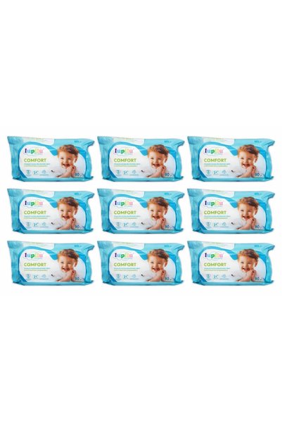 lupilu Set șervețele umede pentru bebeluși, Lupilu, 9x80 bucăți, formulă Sens...