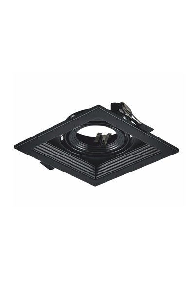 Aca Light ΜΑΥΡΟ ΧΡΩΜΑ SPOT 1xGU10 130x130 / XMGU1B