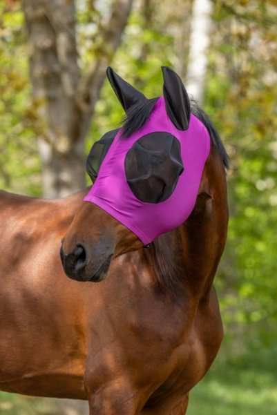 Covalliero Plasă anti-țânțari pentru cal Fino Strech Zipper 26SS anti-insecte...