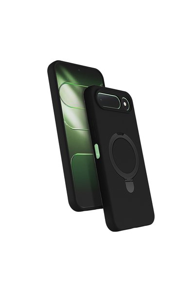 OtoTech غطاء تكنو سبارك 50 5G ريجال مع حامل ماجسيف - أسود
