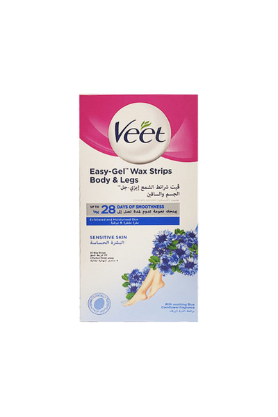 Veet Body wax strips for sensitive skin - 20 wax strips