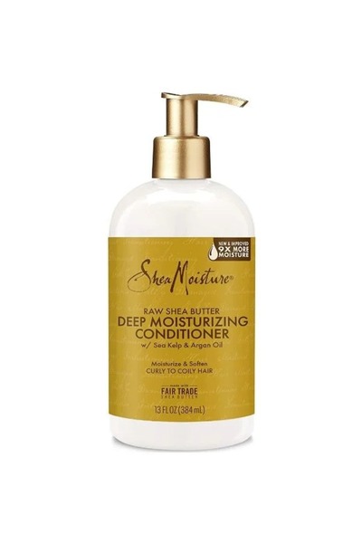 Shea Moisture شيا مويستشر - بلسم الترطيب العميق بزبدة الشيا الخام ، 384 مل