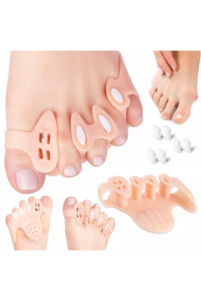 SULPO Separator de degete din gel, corector pentru monturi (Hallux Valgus), c...