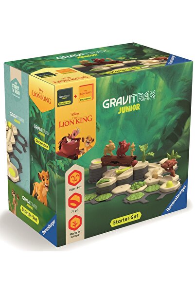 RAVENSBURGER GraviTrax Junior Starter Set Lion King 71el.