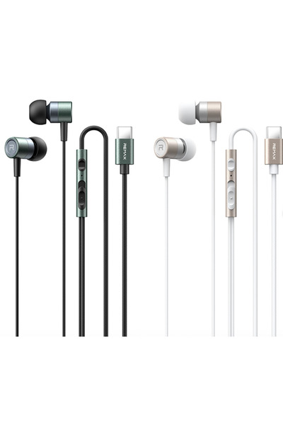 Remax Ενσύρματα ακουστικά USB Type-C με μικρόφωνο RM-02A