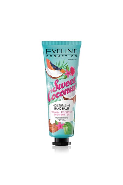 Eveline Cosmetics Eveline Moisturizing Hand Balm with Sweet Coconut - 50 ml