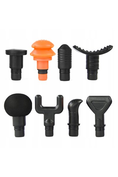 4Fizjo Set de 8 accesorii de înlocuire pentru pistol de masaj