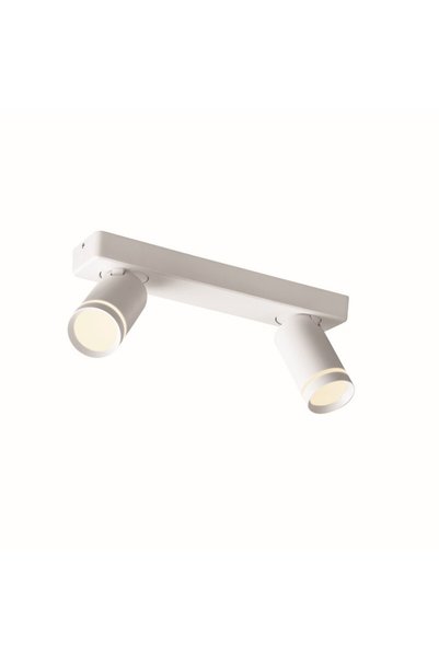 Aca Light ΕΠΙΤΟΙΧΙΟ ΦΩΤΙΣΤΙΚΟ 2XGU10 DIVINO ΛΕΥΚΟ ΑΛΟΥΜΙΝΙΟ IP20 32X7X13.5CM ...