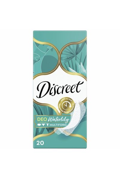 Discreet Deo Waterlily Daily Pads, 20-pack