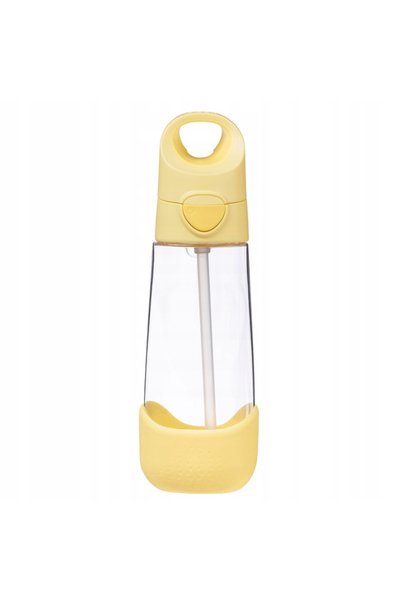 b.box Sticlă de apă din tritan cu pai 600ml Lemon Twist