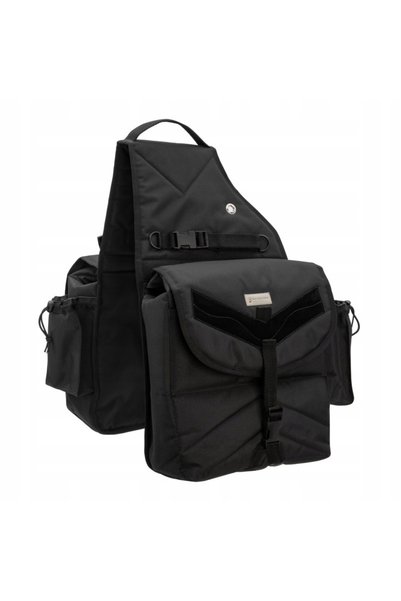 waldhausen Geantă de șa PannierPremium dublă frontală neagră