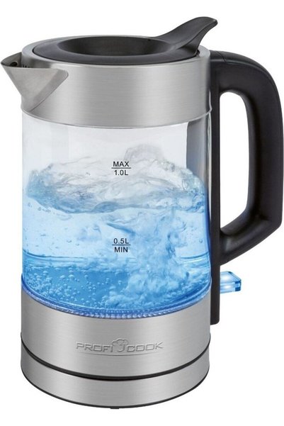 ProfiCook Profi Cook PC-WKS 1229 G ηλεκτρικός βραστήρας 1 L 1600 W Ανοξείδωτο...