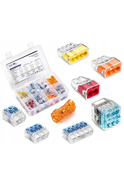 Simet Kit COMBO 3 conectori rapizi: (10)SCP2, (10)SCP3, (10)SCP4, (5)SCL5, (1...