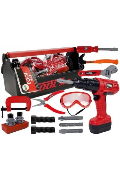 LeanToys ND24_8471 Skrz Trusă de scule pentru meșteri