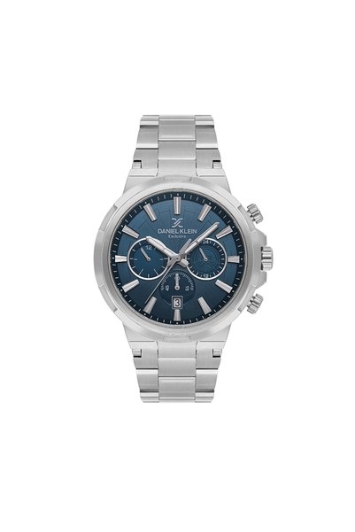 Daniel Klein Exclusive Silver Stainless Steel Watch for Men DK.1.14248-5