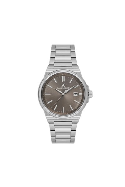 Daniel Klein Premium Silver Stainless Steel Watch for Men DK.1.14194-4