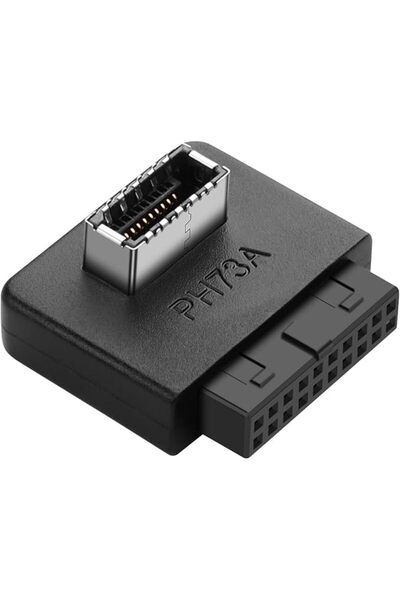 TERRIFI محول لوحة أمامية USB 3.0 من SinLoon، محول موصل اللوحة الأم من 19/20 د...