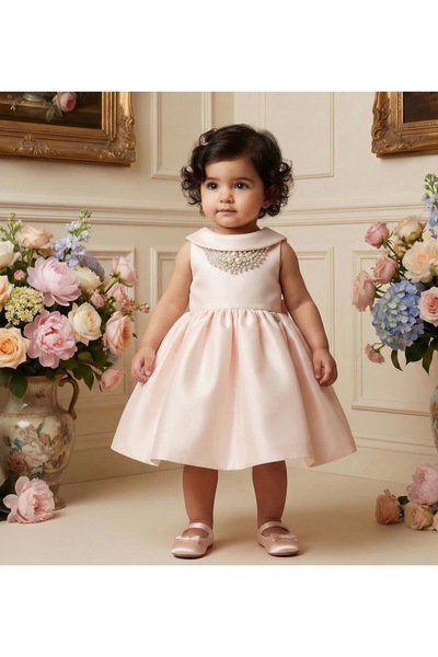 special gift house Children's dress consisting of 3 pieces (dress - small bag...