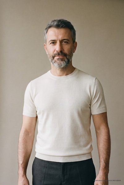 Maccali T-Shirt - Λευκό - Χαλαρή εφαρμογή