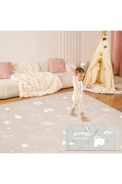 Generic Joypony Baby Play Mat 200 X 180 X 1 CM Extra Large Foldable Play Mats...