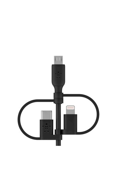 Belkin Încărcător Universal BOOST Cablu 1,2m Lightning/Micro/USB-C - USB-A