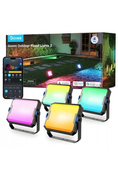 Govee Lumini LED de exterior, pachet de 4
