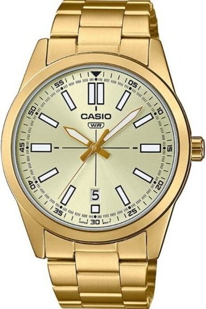 Casio Ανδρικό Ρολόι (zd217d) + Κουτί - (MTP-VD02G-9EUDF)