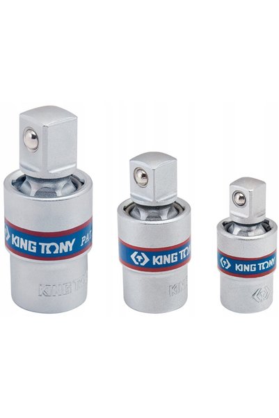 King Tony SET PIVOTI 3 BUCĂȚI 1/4''-1/2''