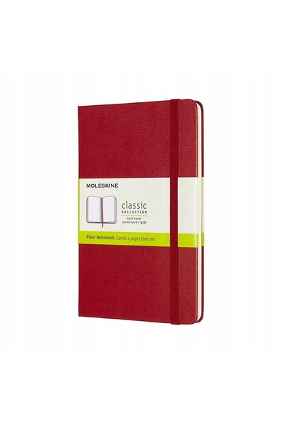 Moleskine Caiet Clasic M (11.5x18cm) roșu neted