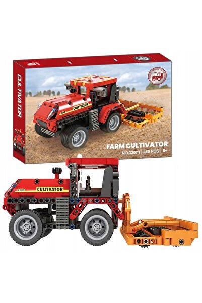 NO BRAND Set de blocuri de construcție 485EL. ELEMENTS TRACTOR AGRICOL PULVER...