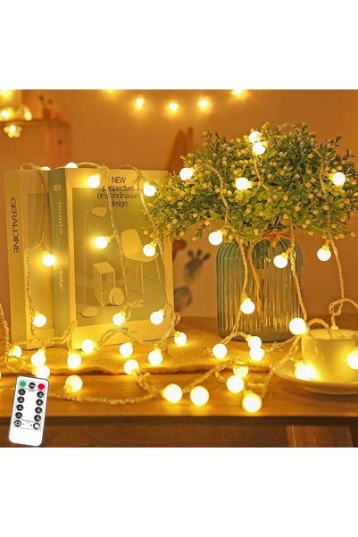 Generic أضواء داخلية للغرف بطول 10 أمتار مع 80 مصباح LED مقاومة للماء للزينة ...