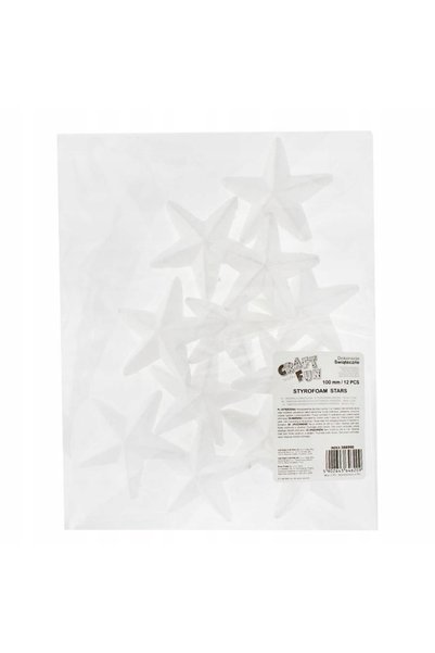 Craft with Fun ND39_388990 CF OZDOBA DEK STYROP STAR 100MM OP