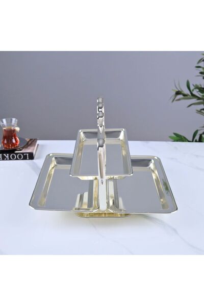 Generic Elegant Design Foldable Stainless Steel Sheal Bag - Shiny Silver - 32...