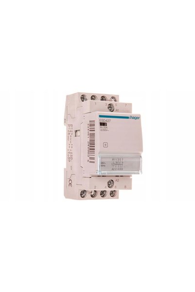 hager Contactor 24VAC 2NO+2NC 25A AC-7A/B