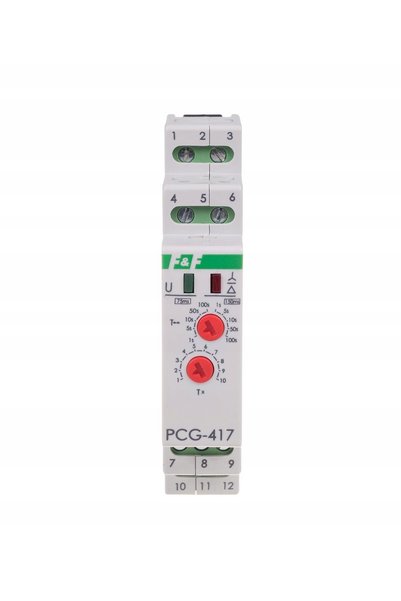 F&F DİZAYN Controler temporizator pcg-417 stea-triunghi, contacte: 1P, I = 10...